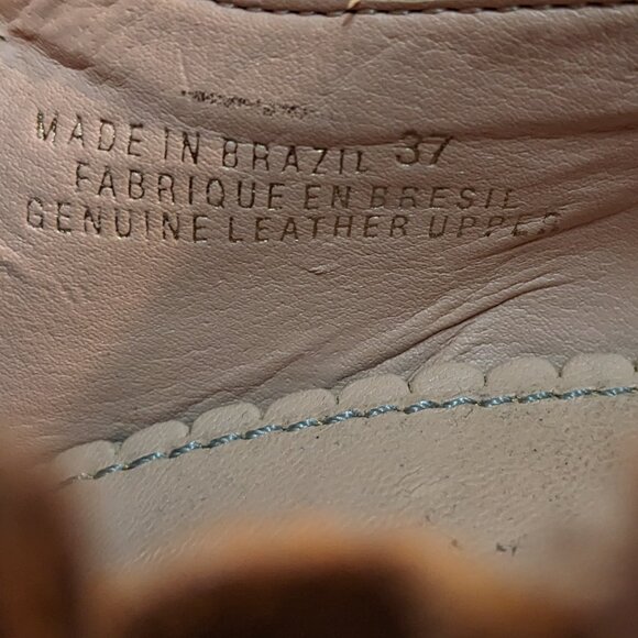 Miss Albright Brazilian Leather Wedge Heels - Picture 7 of 7